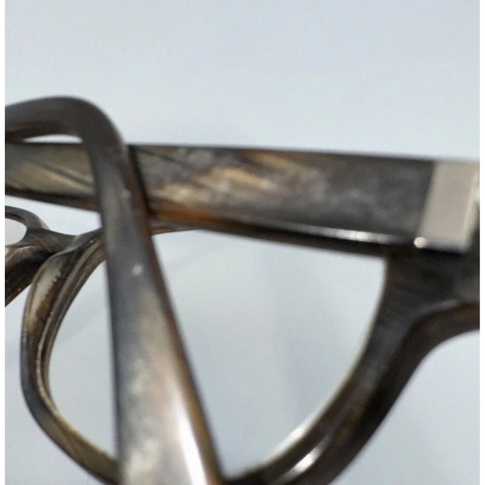 Safilo‎ Team 4157 OF24 140 Brown Wood Look Eyeglass Frames ONLY Italy with Case